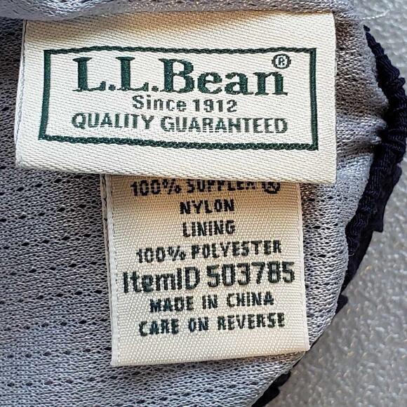 LL Bean Cargo Shorts Men's Size Small Lined Drawstring Pull On Athletic Blue - Picture 5 of 11